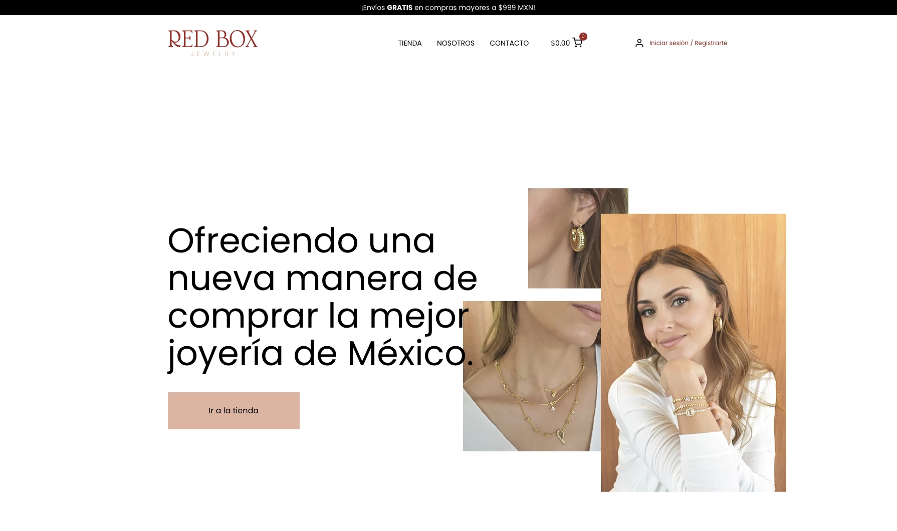 REDBOX Jewelry - Diseño y desarrollo web