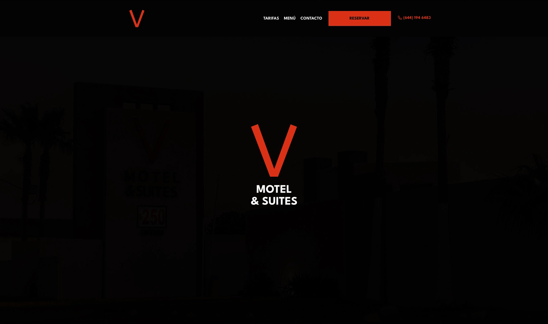 V Motel & Suites - Diseño y desarrollo web